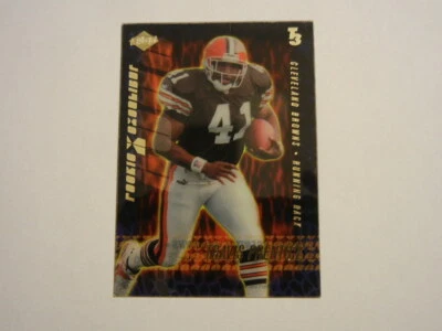 2000 COLLECTORS EDGE T3 ROOKIE EXCALIBUR TRAVIS PRENTICE BROWNS #0736/1000 - Image 1 of 4