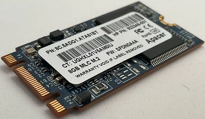 HP 8GB MLC M.2 Flash SSD Drive for V7C55UC Thin Client P/N 922346-001 CLEAN PULL - Image 1 of 4