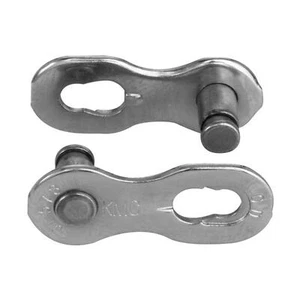 KMC MissingLink 1X 3/32 Joining Links E1NR EPT Single Speed Silver 2 Pair - Picture 1 of 6