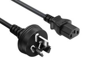 Cable de alimentación Australia de 5 pies IEC-320-13 a AS3112 - Imagen 1 de 1