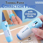 All-in-one Thermal Paper Correction Fluid Express Eraser Pen Identity Protection