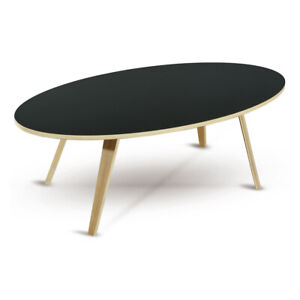 Beistelltisch Couchtisch Sofa Skandinavisch Tisch Wohnzimmer ARVIKA oval 120cm S