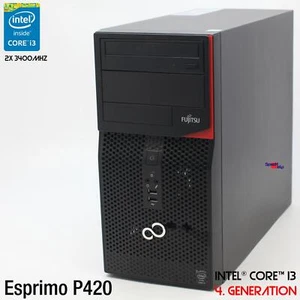 PC Computer Fujitsu Esprimo P420 D3222 Intel Core i3 4130 8GB DDR3 RAM 120GB SSD - Picture 1 of 7