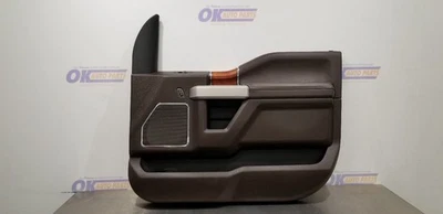 19 FORD F350 SD KING RANCH DOOR PANEL FRONT PASSENGER JAVA BROWN CREW CAB - Image 1 of 4