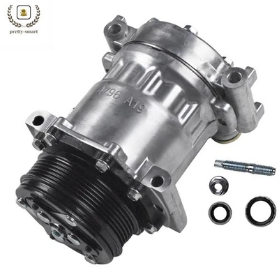 AC Compressor w/Clutch for Chevrolet Express GMC Savana 1500 2500 3500 1996-2000 - Image 1 of 4