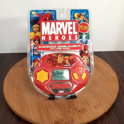 Marvel Heroes Iron Man Android Onslaught LCD Handheld Video Game 2006 NOS NEW - Image 1 of 4