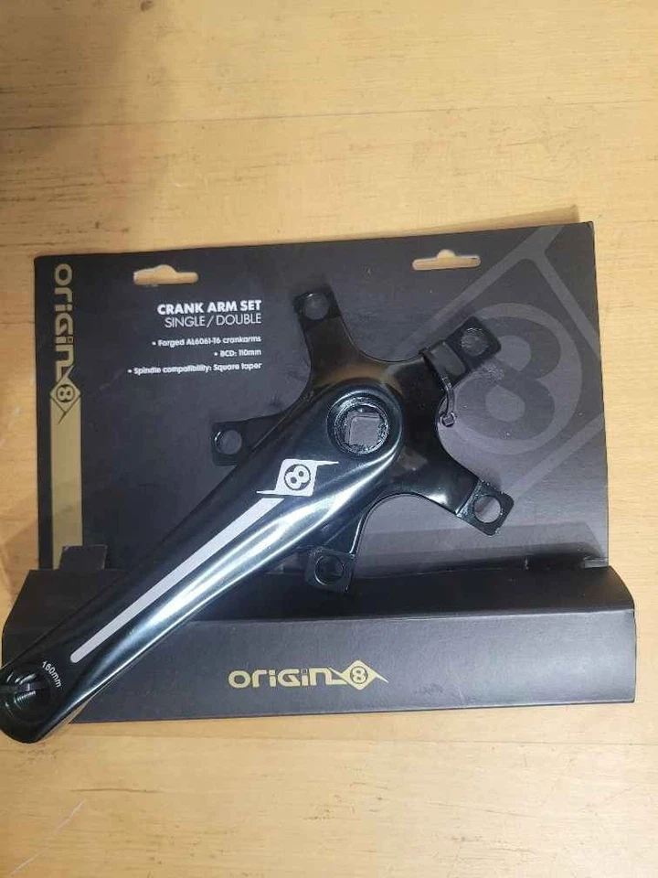 Orygin 8 150 mm crank arms BK SQ, Single/Double Chain Ring 110mm BCD Part 21894 - Image 1 of 1