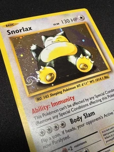 🪐 Galaxy SWIRL - Pokémon TCG Snorlax XY179 Black Star Promo LP Rare Evolutions - Picture 1 of 4