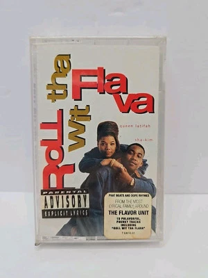 Roll Wit Tha Flava - Unedited (Cassette, 1993, Epic) Queen Latifah Sha-Kim - New - Image 1 of 3