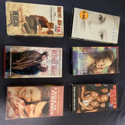 Lot (6) Chick Flicks VHS Tapes: Angel Eyes, Ever After, Coyote Ugly, Mexican,etc - Image 1 of 4