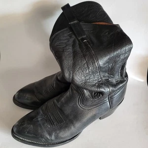 Ariat Schwarz Leder Herren Größe 13 D Western Cowboystiefel - Bild 1 von 14