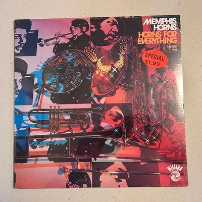 SEALED!! Memphis Horns "Horns For Everythin" US Vinyl LP Million 1018 JAZZ, FUNK - Image 1 of 4