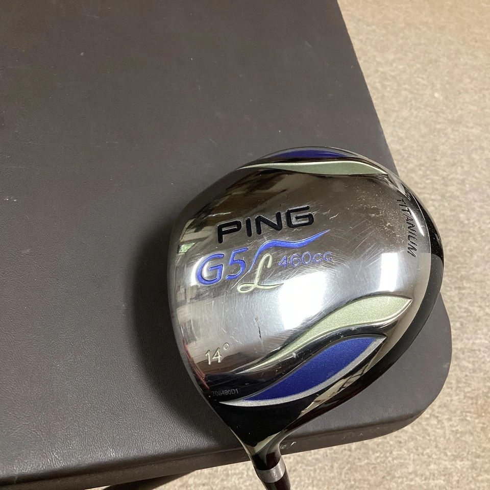 Ladies Ping Driver G5L 460cc Titanium ULT 50 D 14° offset RH 44.5" Left Hand - Image 1 of 4