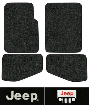 Напольные коврики для Jeep Wrangler 1997-2006 годов выпуска - TJ - 4 шт. - Cutpile - Изображение 1 из 4