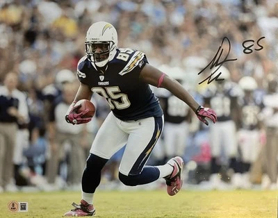 Foto autografiada 11x14 de Antonio Gates Chargers HOF *Beckett* Foto 1 de 3