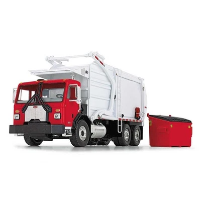 1/34 Red & White Peterbilt Model 520 with Wittke Front Loader & Dumpster 10-4335 - Image 1 of 3