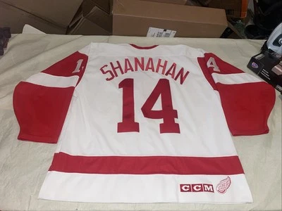 Brendan Shanahan Detroit Red Wings Jersey Mens Xl Clean Sewn Mic 90s Vintage Nhl - Image 1 of 4