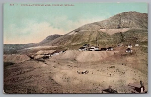 MONTANA-ΤΟΝΟΡΑΗ ΜΙΝΕ ΤΟΝΟΡΑH NEVADA NV postcard D3 - Picture 1 of 2