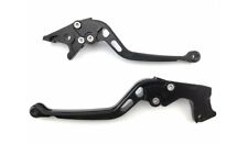 Paire Leviers Longs Noirs Avdb Frein Embrayage Cnc Buell S1 Lightning 1997-2002