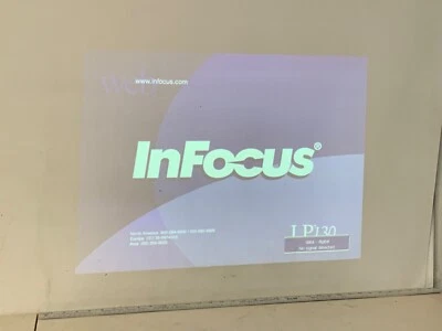 InFocus LP130 DLP Projector + Carrying Case/Cables/Manual **TESTED WORKS AS IS** - Image 1 of 4
