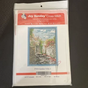 Cross Stitch Joy Sunday F958 Garden Villa 3 - Imagen 1 de 2