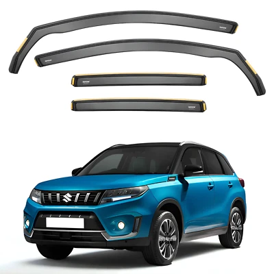 ISPEED Wind Deflectors for Suzuki Vitara MK4 2015-2024 4pc Set Visors Accessory - Image 1 of 4