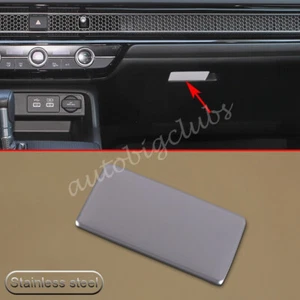For Honda Civic 2022-2023 Stainless Steel Dashboard Storage Handle Cover Trims - Picture 1 of 5