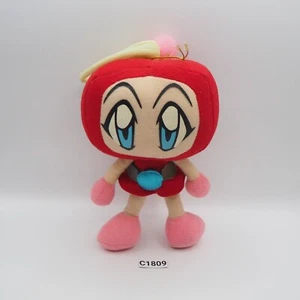 Bomberman Red C1809 Takara 1999 Plush Stuffed 7" Toy Doll Japan - Picture 1 of 8