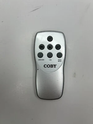Coby Remote Control, Silver - OEM for CX-CD389 CD Player - Image 1 of 2