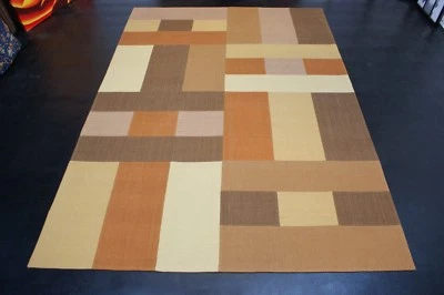 nr 193404 Hochwertige Designer Patchwork Kelim Wolle Teppich Kilim ca 240 x 170  - Bild 1 von 4