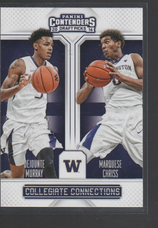 DEJOUNTE MURRAY /MARQUESE CHRISS 2016-17 CONTENDERS DRAFT PICKS COLLEGIATE RC#2 - Image 1 of 1