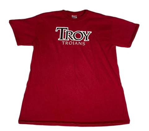 Troy University Trojans MEDIUM Shirt 2012 125 Years Cover