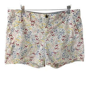 Old Navy Everyday Short Floral Cottagecore Casual Spring Summer Sz 16 Resort - Picture 1 of 8