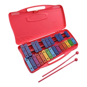 25 Notes Glockenspiel Xylophone Hand Knock Xylophone Percussion Rhythm O2E9 - Picture 1 of 6