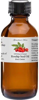 GRANDMA'S HOME Rosehip Seed (Virgin) Oil - 4 oz - 100% Pure and Natural - Free Shipping