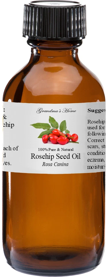 Aceite de semilla de rosa mosqueta (virgen) - 4 oz - 100 % puro y natural - Envío gratuito  Foto 1 de 1