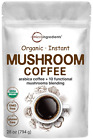 Organic Instant 10 in 1 Mushroom Coffee Powder, 28 Ounce (317 Servings) | Premiu