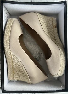 j. crew heels Seville espadrilles 9 M Flax  - Picture 1 of 8