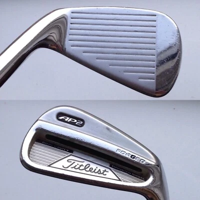 Titleist 2008 AP2 #5 hierro/ 27*/ eje rígido dinámico dorado S300/ 1 arriba/ punto azul Foto 1 de 4