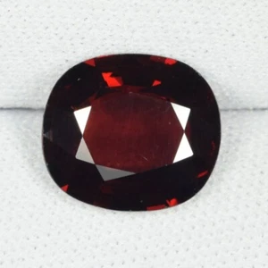 MARAVILLOSO COJÍN GRANATE ESPESARTITA NATURAL ROJO NARANJA PROFUNDO 4,68 ct Ver Vdo - Imagen 1 de 2