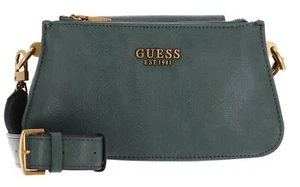 GUESS Arja Double Zip Crossbody Bag Schultertasche Tasche Forest tannengrün Neu - Bild 1 von 4