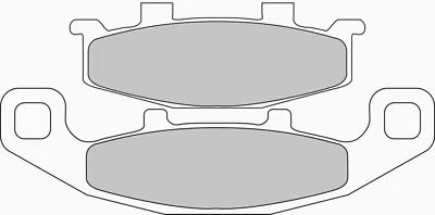 plaquette de frein ferodo  organique fdb481p  kawasaki suzuki gpz  gs  500 - Photo 1/2