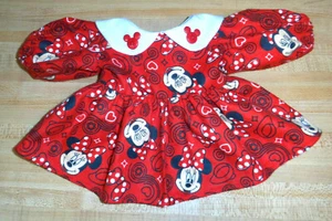 DISNEY MINNIE MOUSE DRESS NOW W/ RED EARS BUTTONS for 16" CPK Cabbage Patch kids - Picture 1 of 2