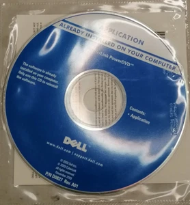 NIB Dell CyberLink PowerDVD Reinstallation Software P/N: D0827 - Picture 1 of 2