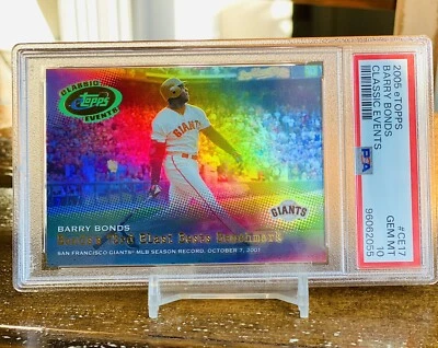 Barry Bonds Retrofractor Exclusive 73 HR Refractor PSA 10 POP 2 2005 Limited PR! - Image 1 of 4