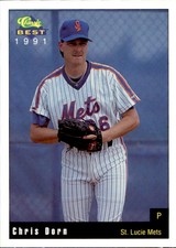 1991 St. Lucie Mets Classic/Best #22 Chris Dorn Houston Texas TX Baseball Card