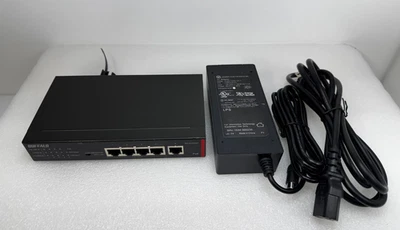 Buffalo BS-GU2005P Unmanaged 5-Port Gigabit Green Ethernet High Power PoE Switch - Image 1 of 4