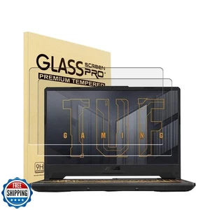 2 Pack 15.6 Inch Tempered Glass Screen Protector For ASUS TUF 15.6 Inch Gamin - Picture 1 of 5