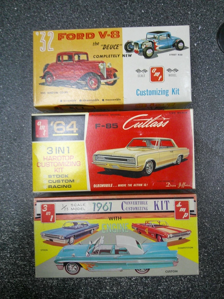 Ford cupé AMT 1932 1964 Olds F-85 1961 Chevy nuevo sellado nunca abierto (3) Foto 1 de 4