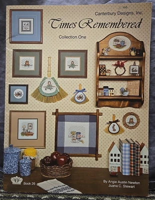 Canterbury Designs Times Remembered Collection One Cross Book 26 Stitch Pattern - Image 1 of 4